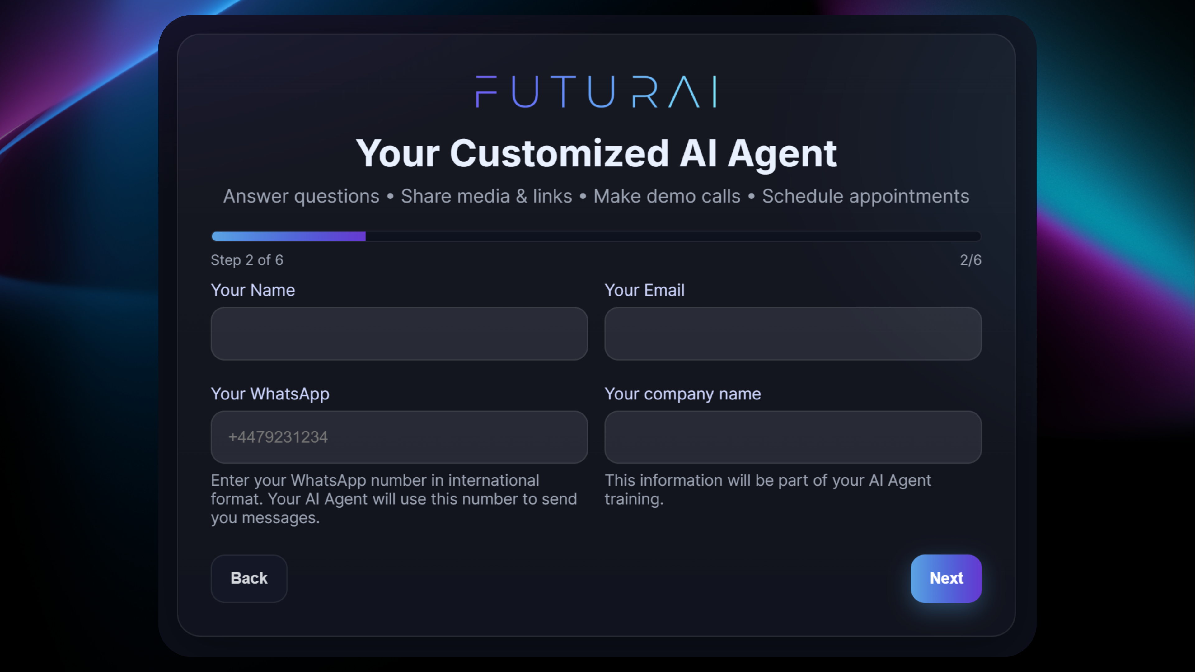 Custom web applications by FuturAI