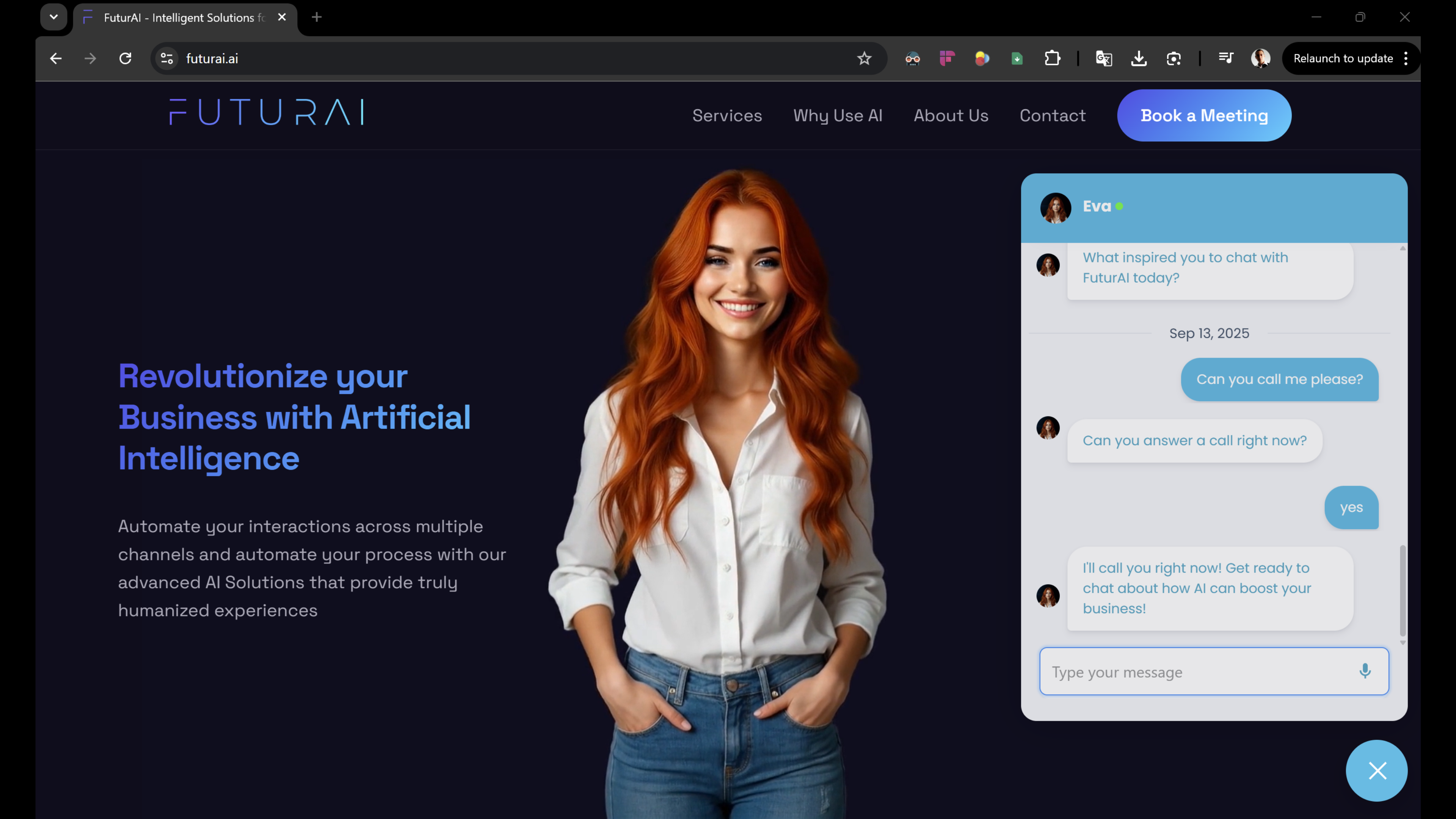 Modern websites by FuturAI